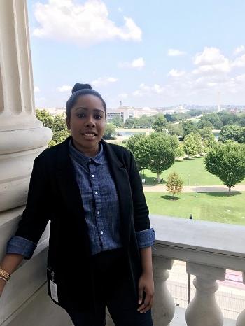 Rosenyi Borquez on Capitol Hill